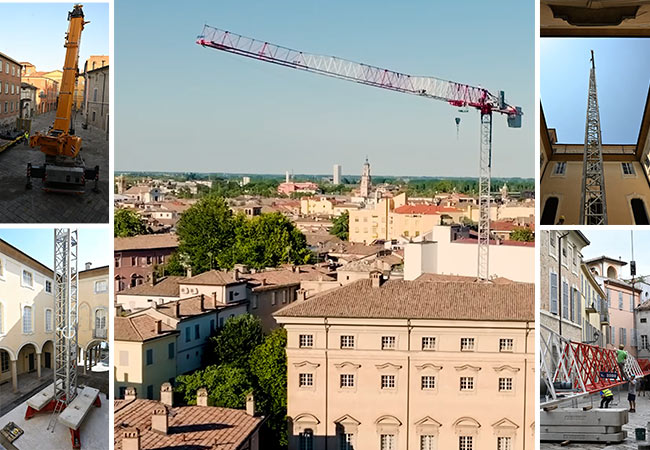 Timelapse cantiere Palazzo Pallavicino a Parma