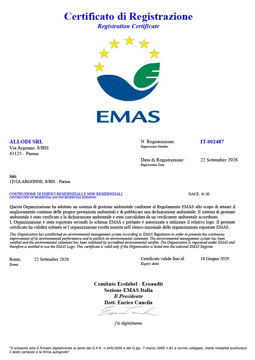 EMAS Nr. Reg. IT-002487